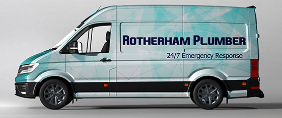 emergency rotherham plumber centre service car 560x235 1
